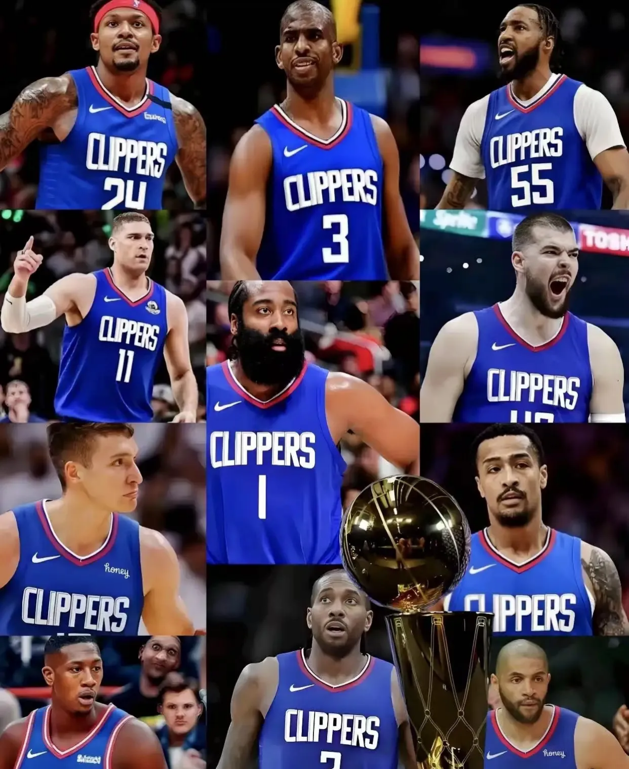 关于集结日洛杉矶快船内部沟通：CBA季后赛节点到来，目标明确，医务组通报恢复的信息